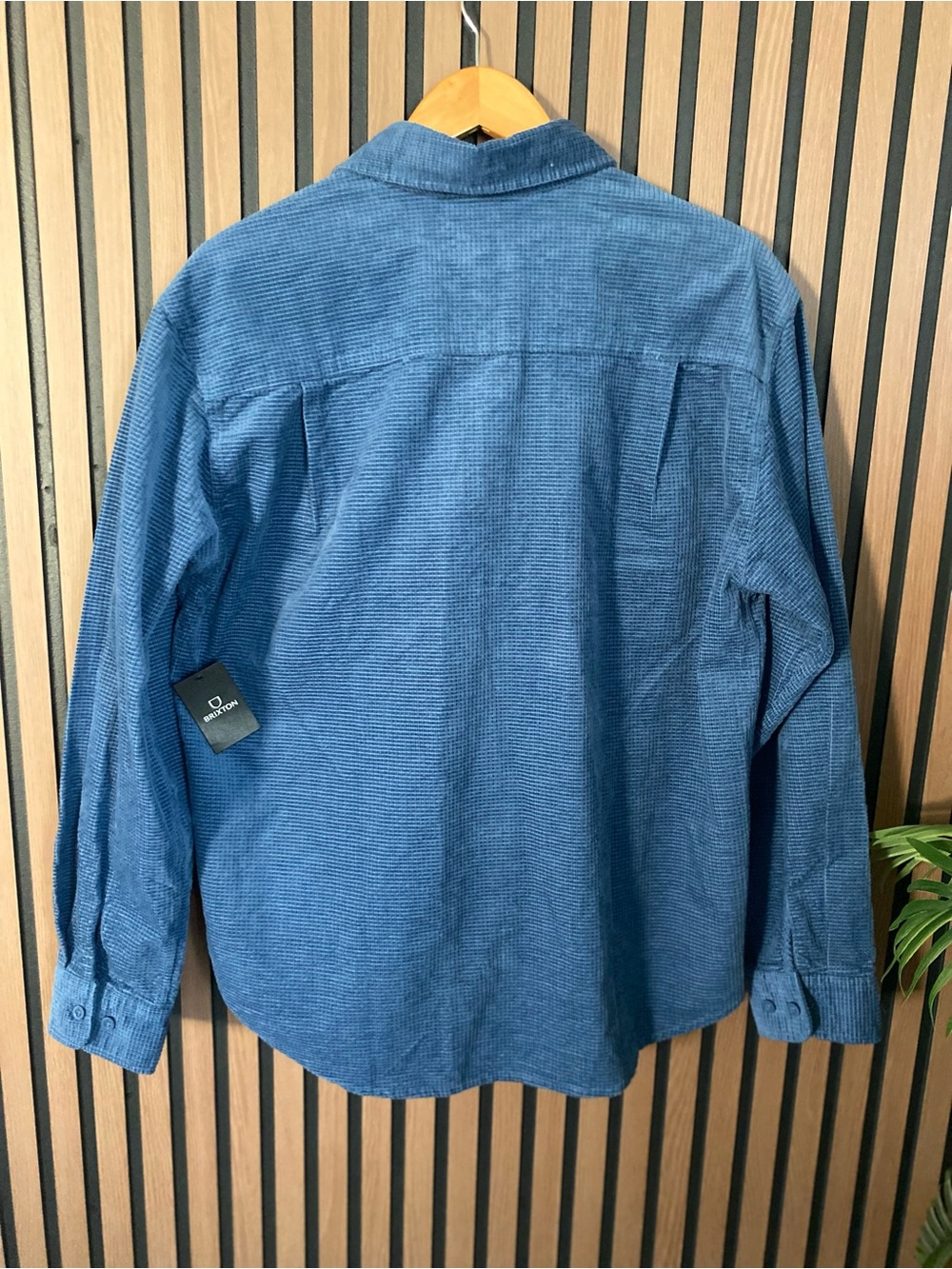 Brixton Porter waffle corduroy overshirt L - Picture 2 of 7